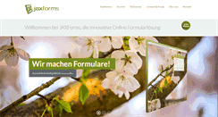 Desktop Screenshot of jaxforms.com